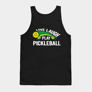 Live laugh play pickleball sport Tank Top